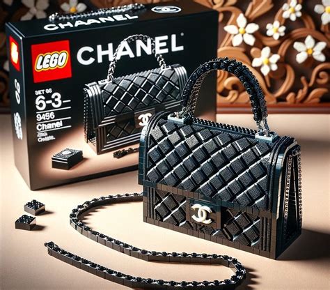 chanel pink lego bag|chanel lego set.